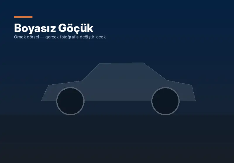 Boyasız Göçük Düzeltme hizmeti